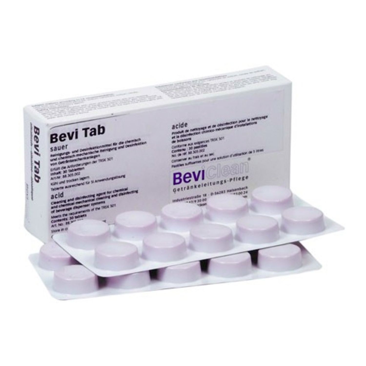 Bevi Tab - środek czyszczący kwaśny, tabletki czyszczące, сena za sztukę