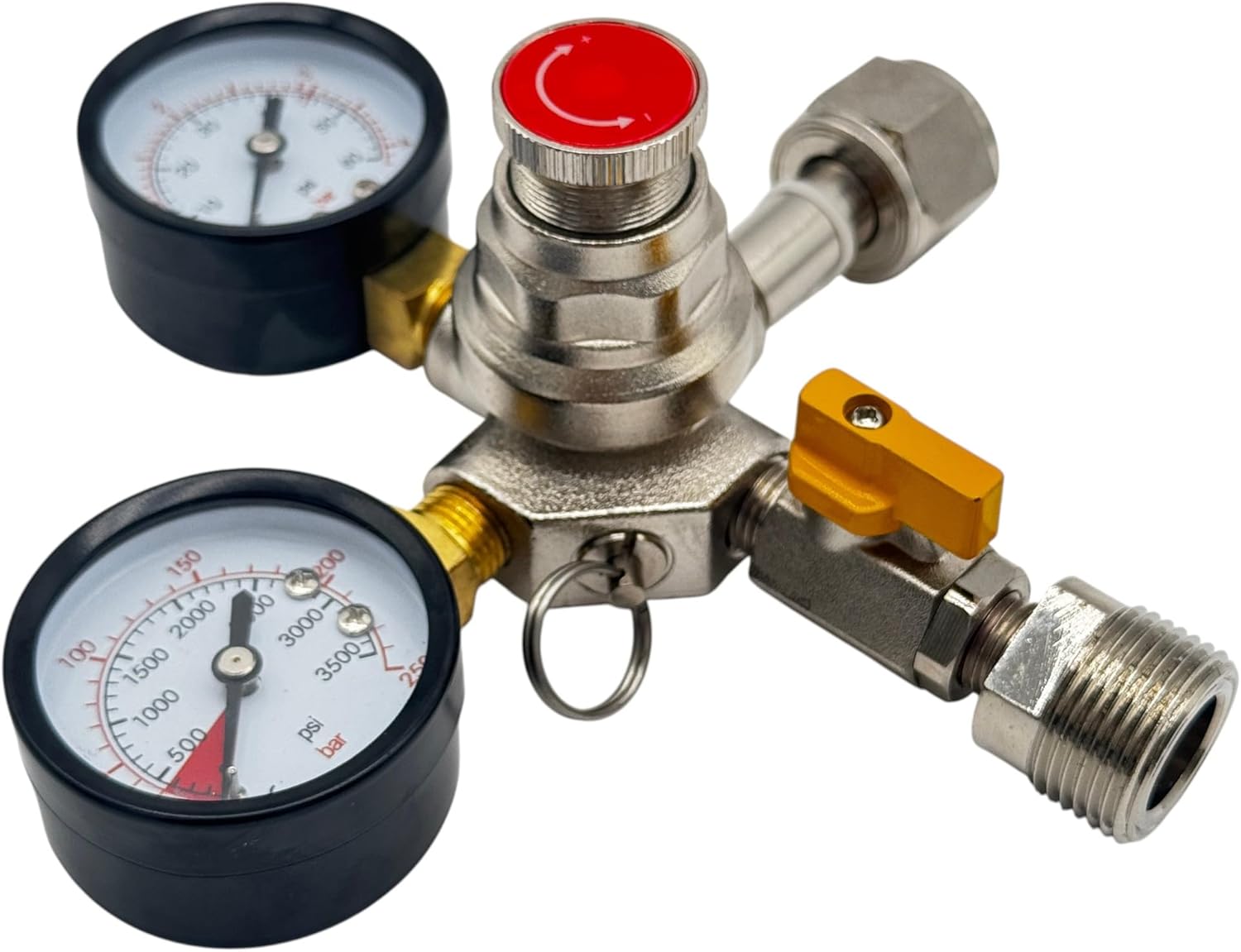 Reduktor ciśnienia, regulator ciśnienia CO2, dla nalewak do piwa, 3bar, 1-linia