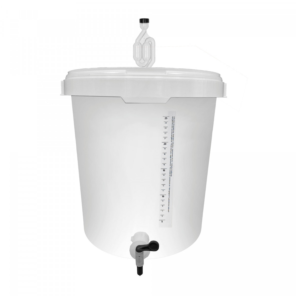 kubełek piwowarski / fermentacyjny BREWFERM 30 l stopniowany