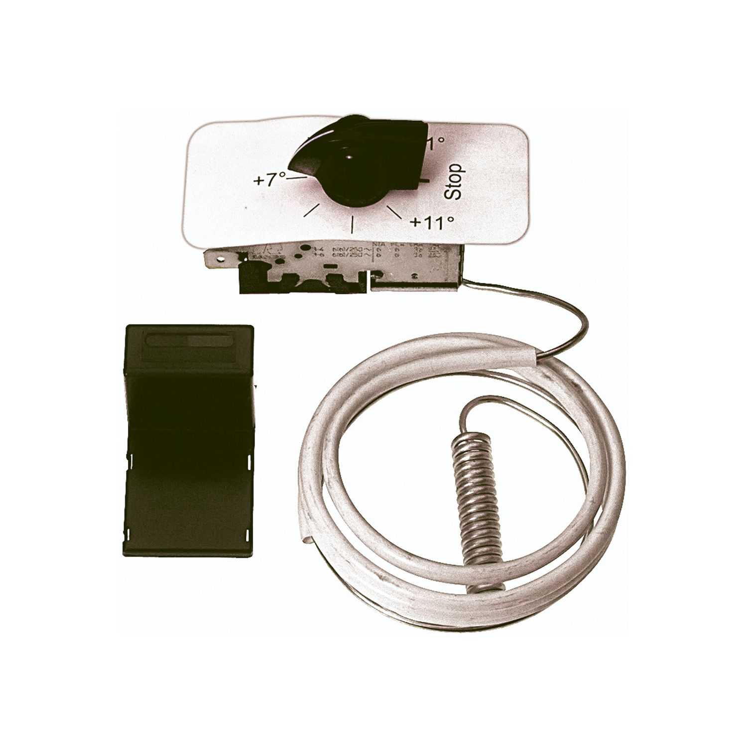 Termostat, Regulator temperatury, Sterownik temperatury z czujnikiem suchej chłodnicy, od +1°C do +11°C