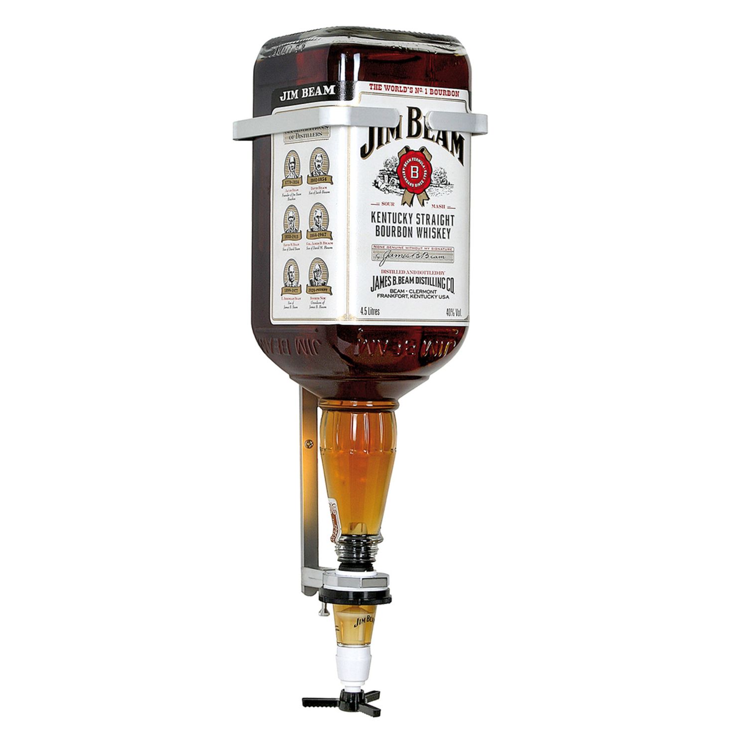 Naścienny dozownik alkoholu JIM BEAM na butelkę 4,5 litra