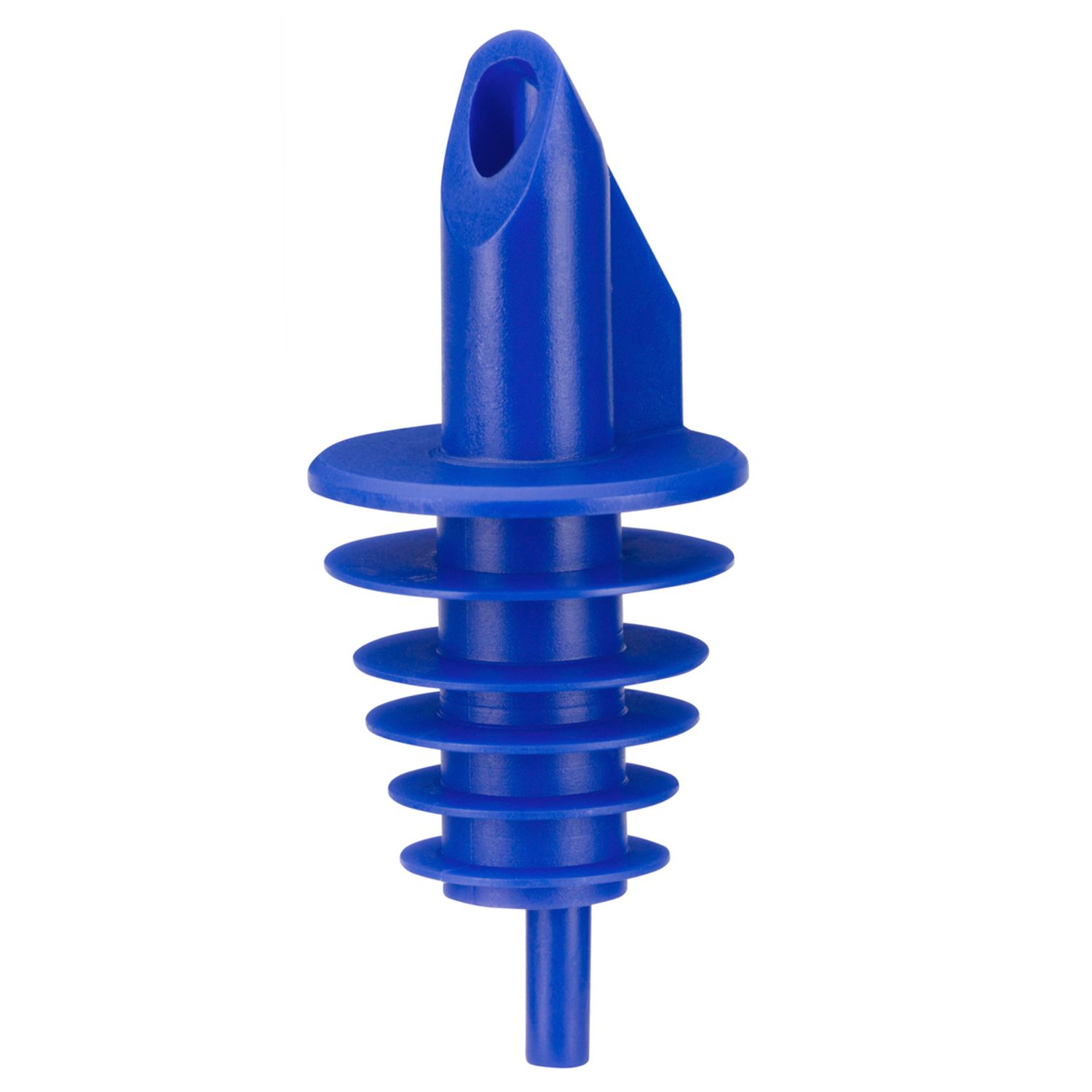 BILLY - nalewak plastikowy na 0,5 - 1,5 l. Butelki - niebieskie - z 5 lamelami