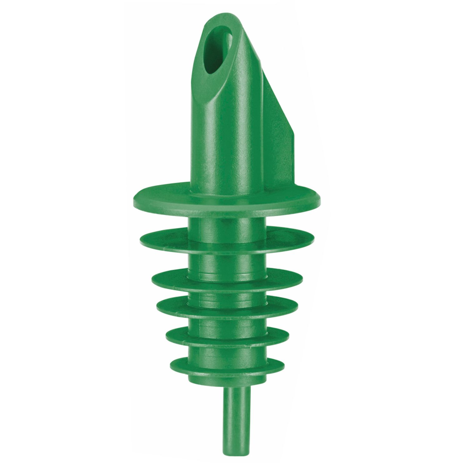 BILLY - nalewak plastikowy na 0,5 - 1,5 l. Butelki - zielone - z 5 lamelami