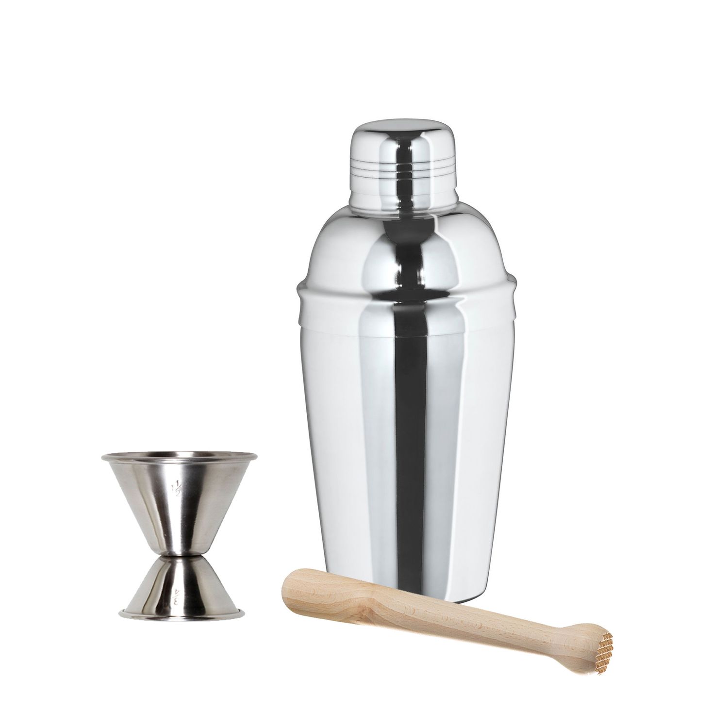 Zestaw shakerów do koktajli - STAINLESS STEEL SHAKER