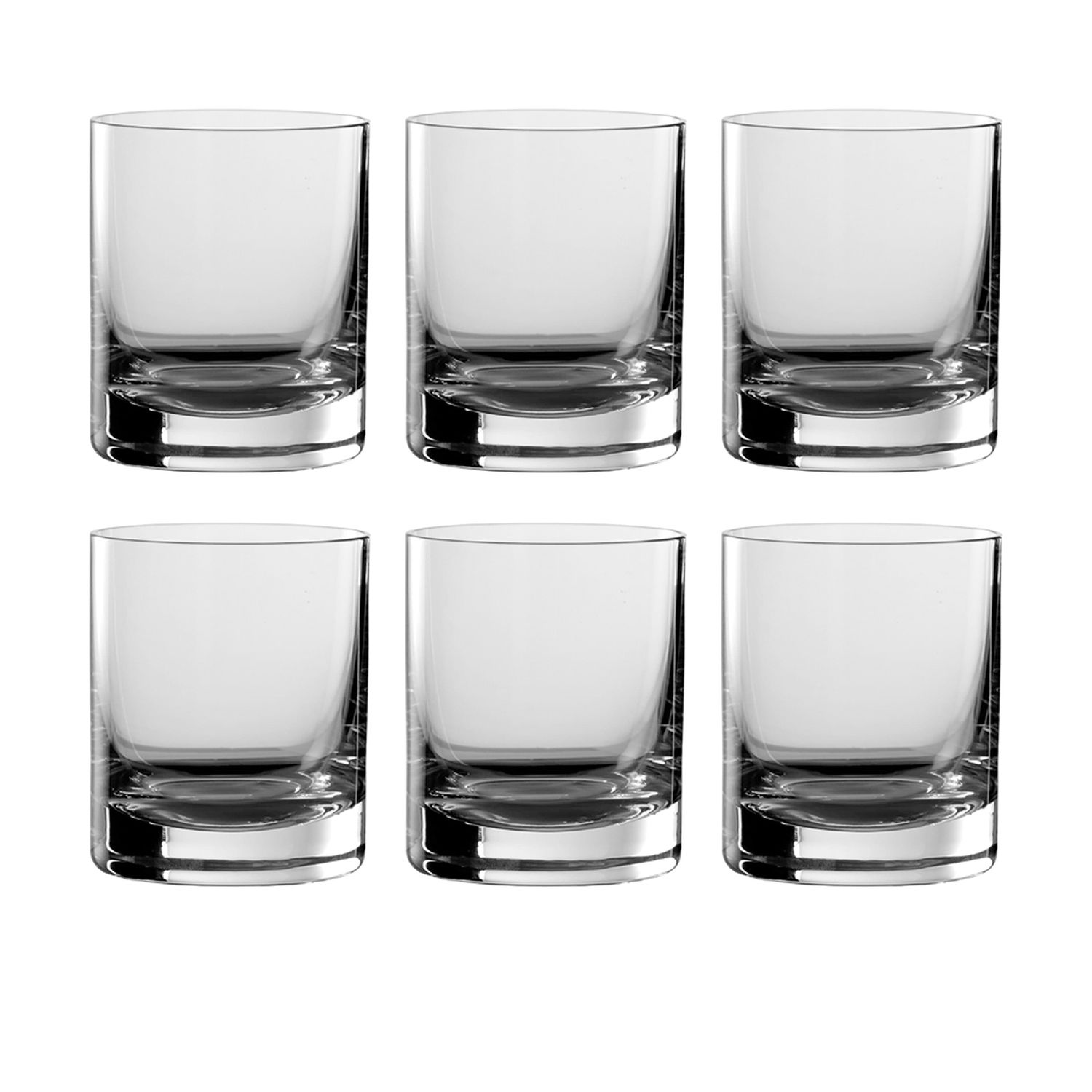 Szklanki do whisky, Kieliszki do whisky - New York Bar, zestaw 6 szt., 320 ml, kryształowe kubki do whisky, koktajli i alkoholi