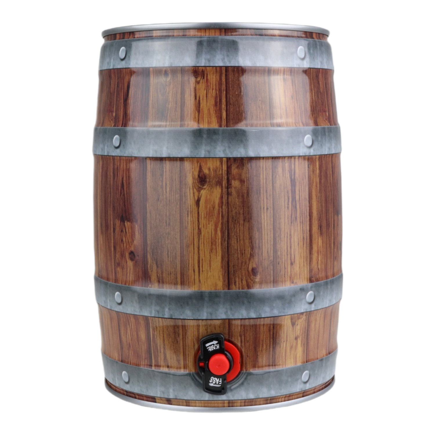 5L keg z kranem, wyglądający jak drewno