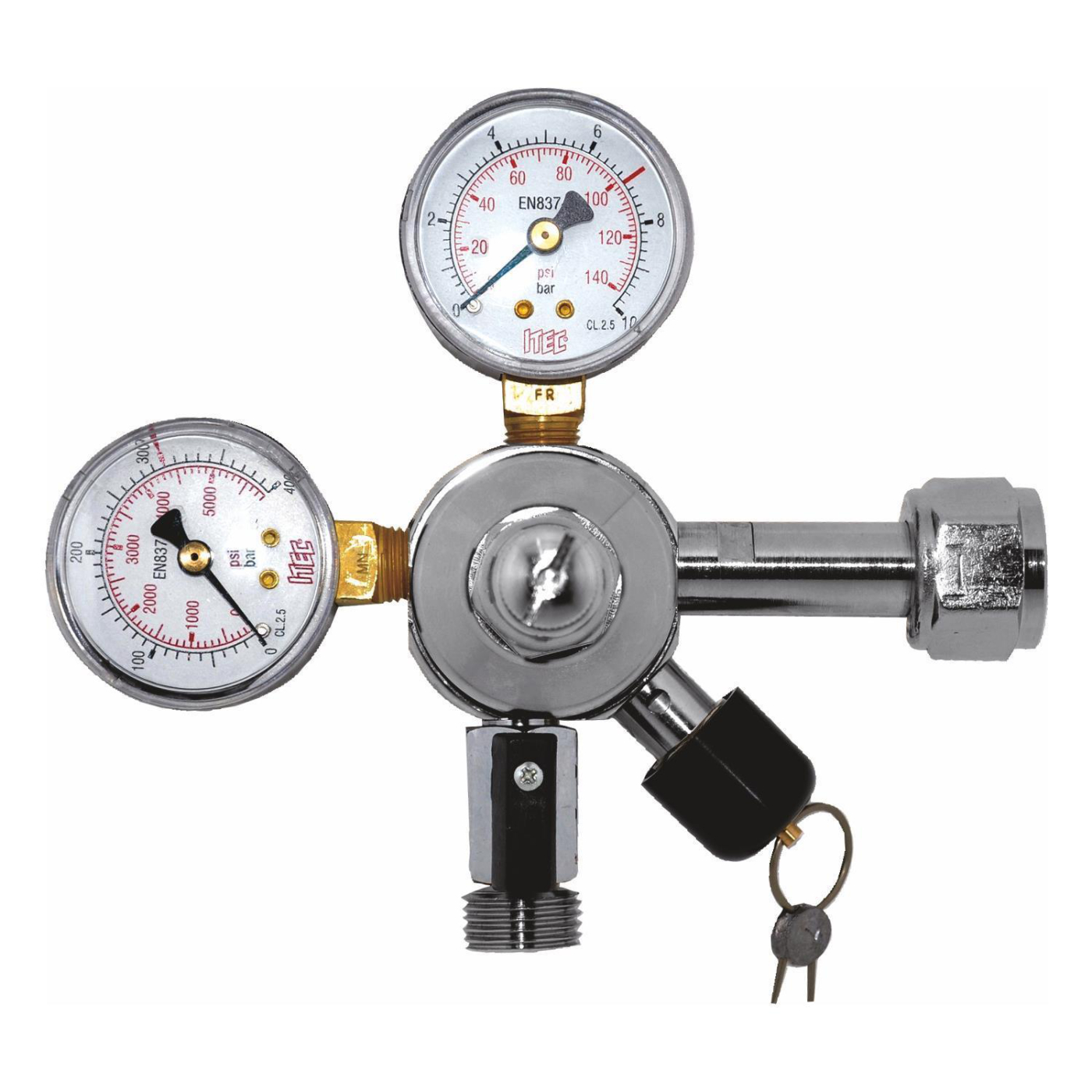 Reduktor ciśnienia, regulator ciśnienia CO2 dla AFG, 7 bar, 1-linia