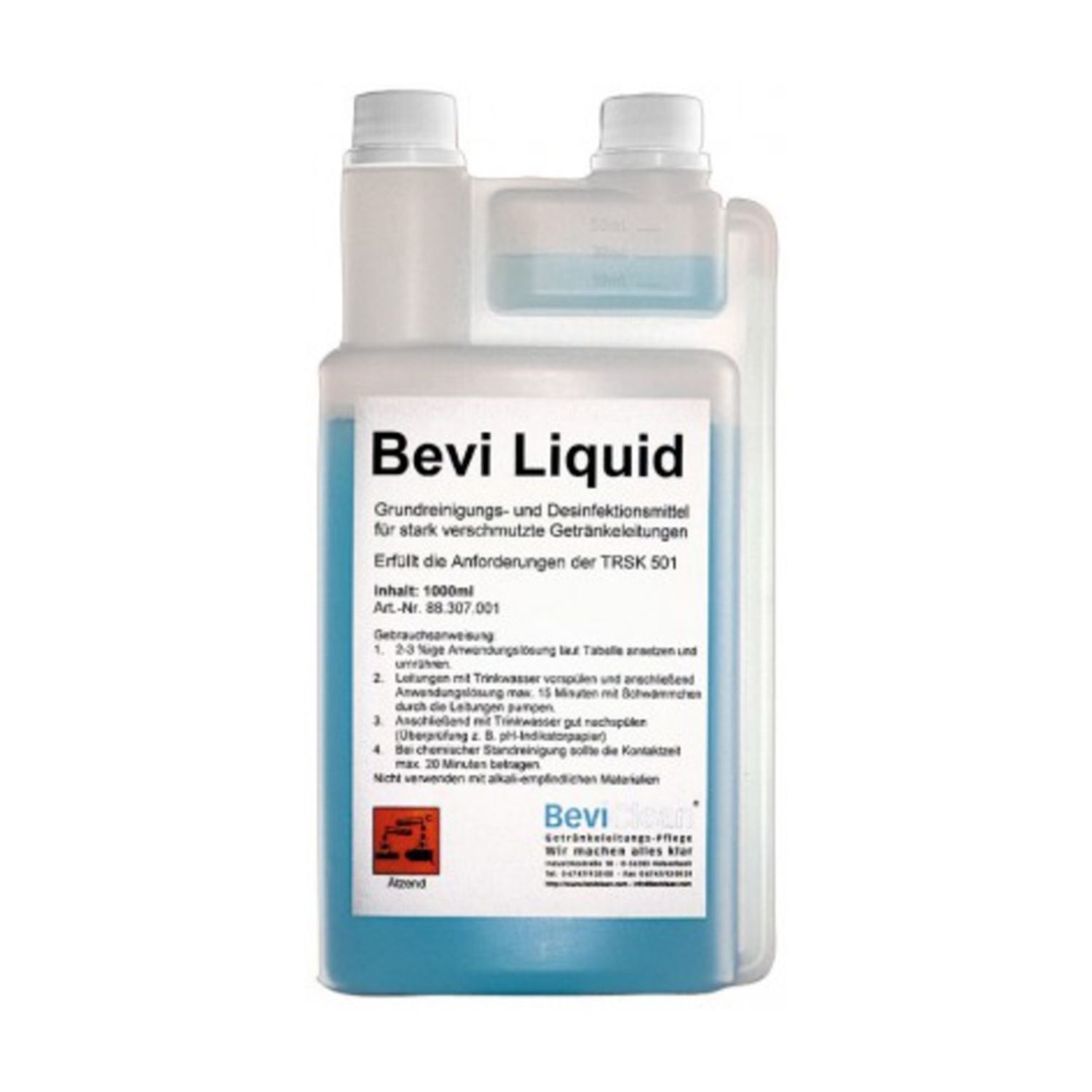 Bevi Liquid Srodek czyszczacy - Podstawowy detergent, 1 litr