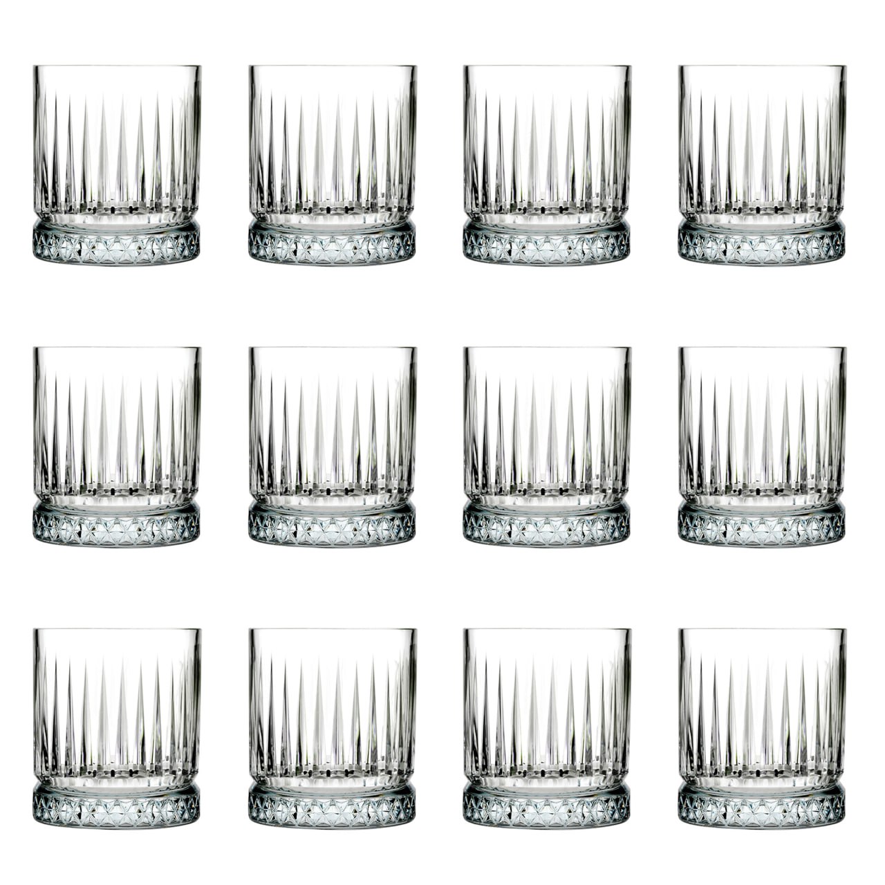 Kieliszki koktajlowe, szklanki do whisky 12 zestawu - Elysia, 210 ml