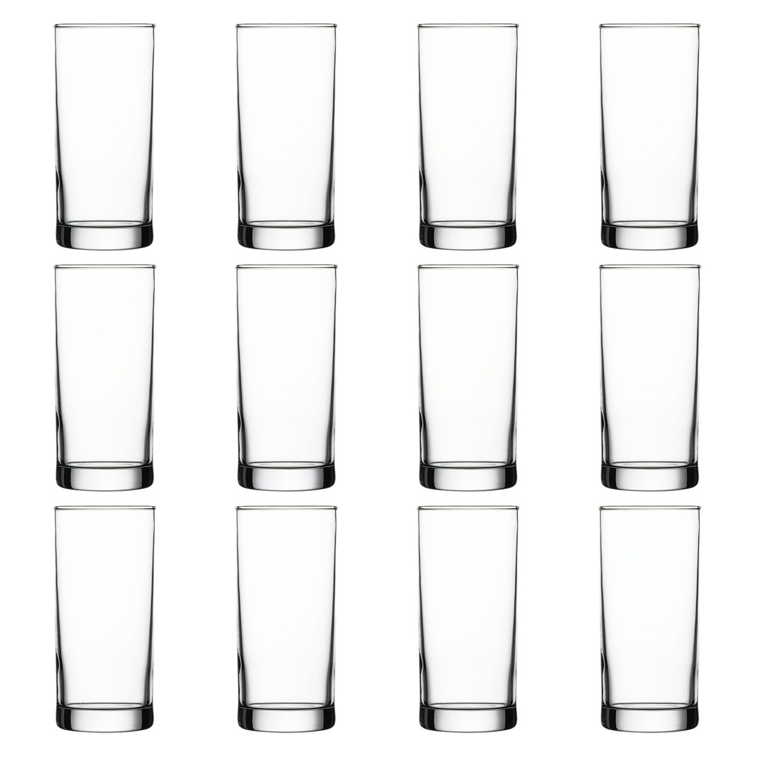 Szklanki long drink, szklanki wysokie 12 zestawu - Istanbul, 290 ml