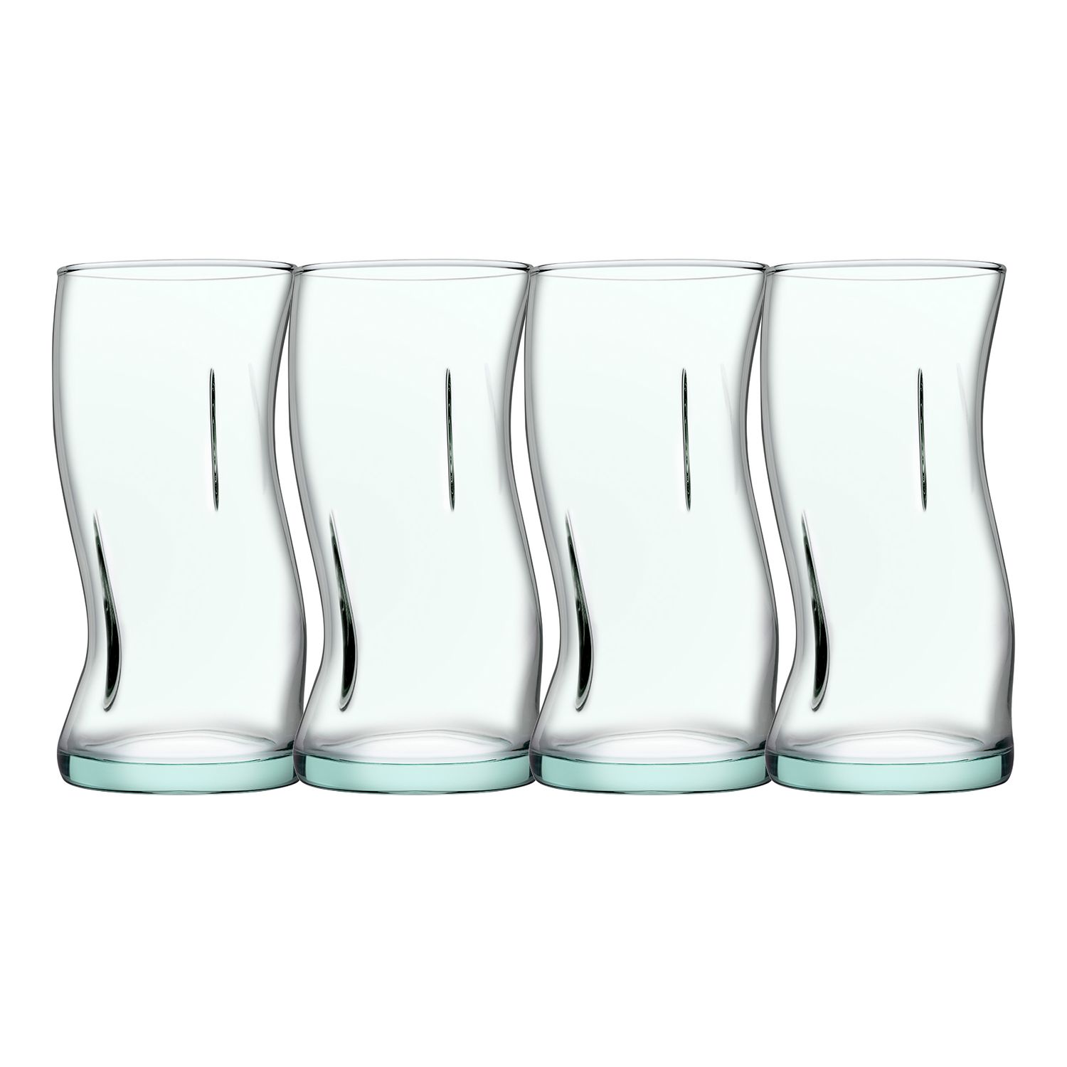 Szklanki long drink, szklanki wysokie 4 zestawu - Amorf, 440 ml