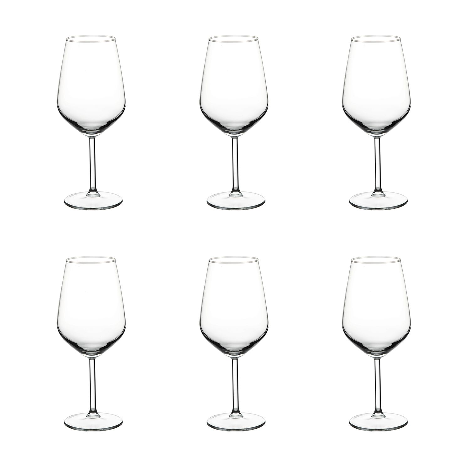 Kieliszki do wina 6 sztuk, Allegra, 490ml