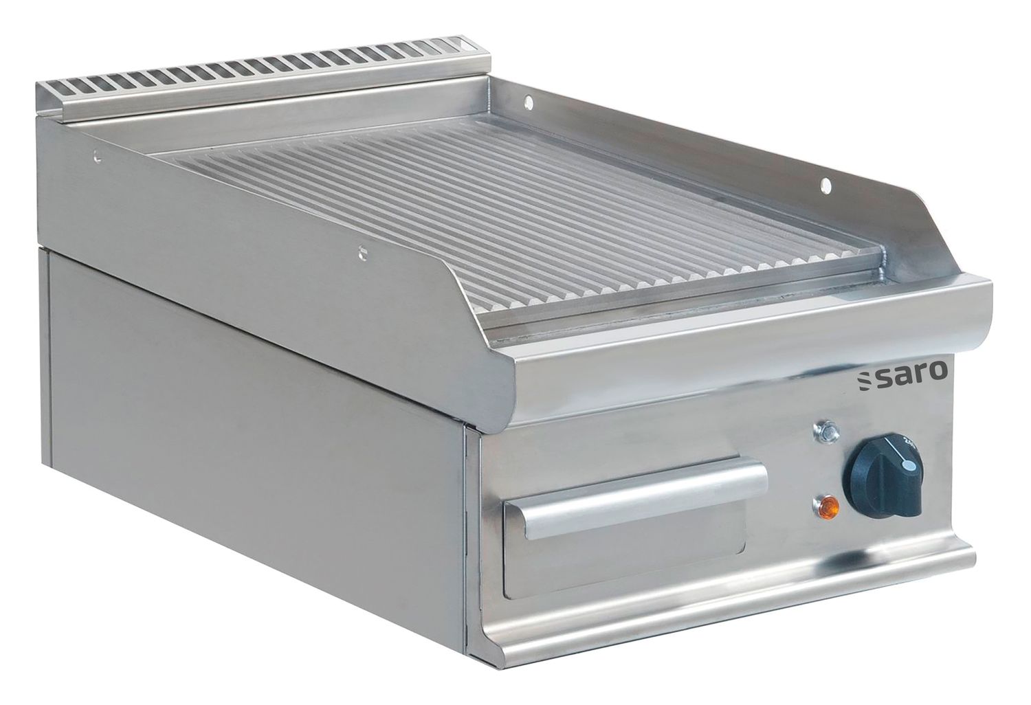 Saro płyta grillowa elektryczna - Modell E7/KTE1BBR, Profesjonalna, nierdzewna stal
