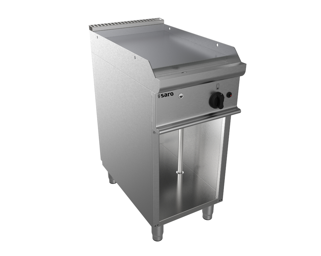 Saro płyta grillowa gazowa, grill gazowy stołowy z otwartą podstawą- Model E7/KTG1BAL