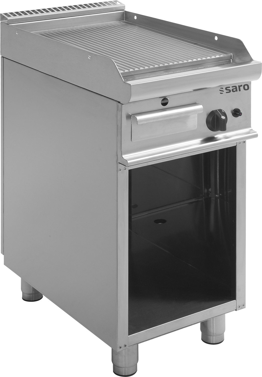 Saro płyta grillowa gazowa, grill gazowy stołowy z otwartą podstawą- Model E7/KTG1BAR