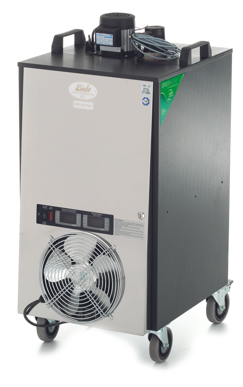 Kontrolowany sprzęt do fermentacji wina, dystrybutor wina, chłodziarka do wina - Lindr Model CWP 300V, Green Line