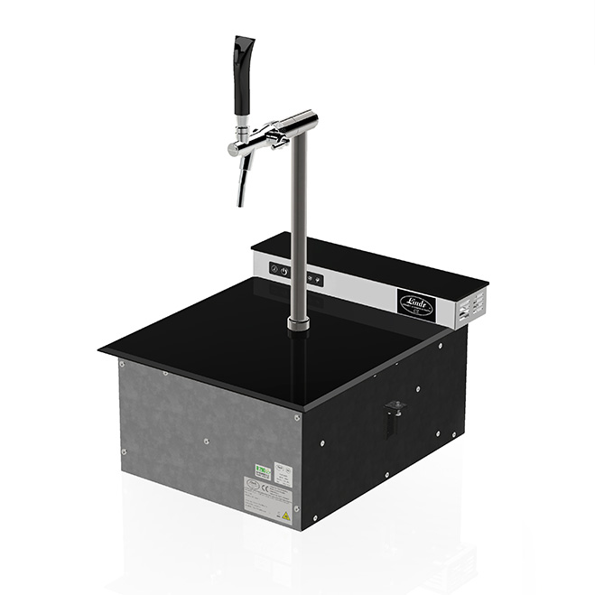 Nalewak do piwa, dystrybutor do piwa, chłodziarka do piwa Lindr Pygmy PRO Kitchen, 35 litrów/h, 1-liniowa, do instalacji w barze kuchennym