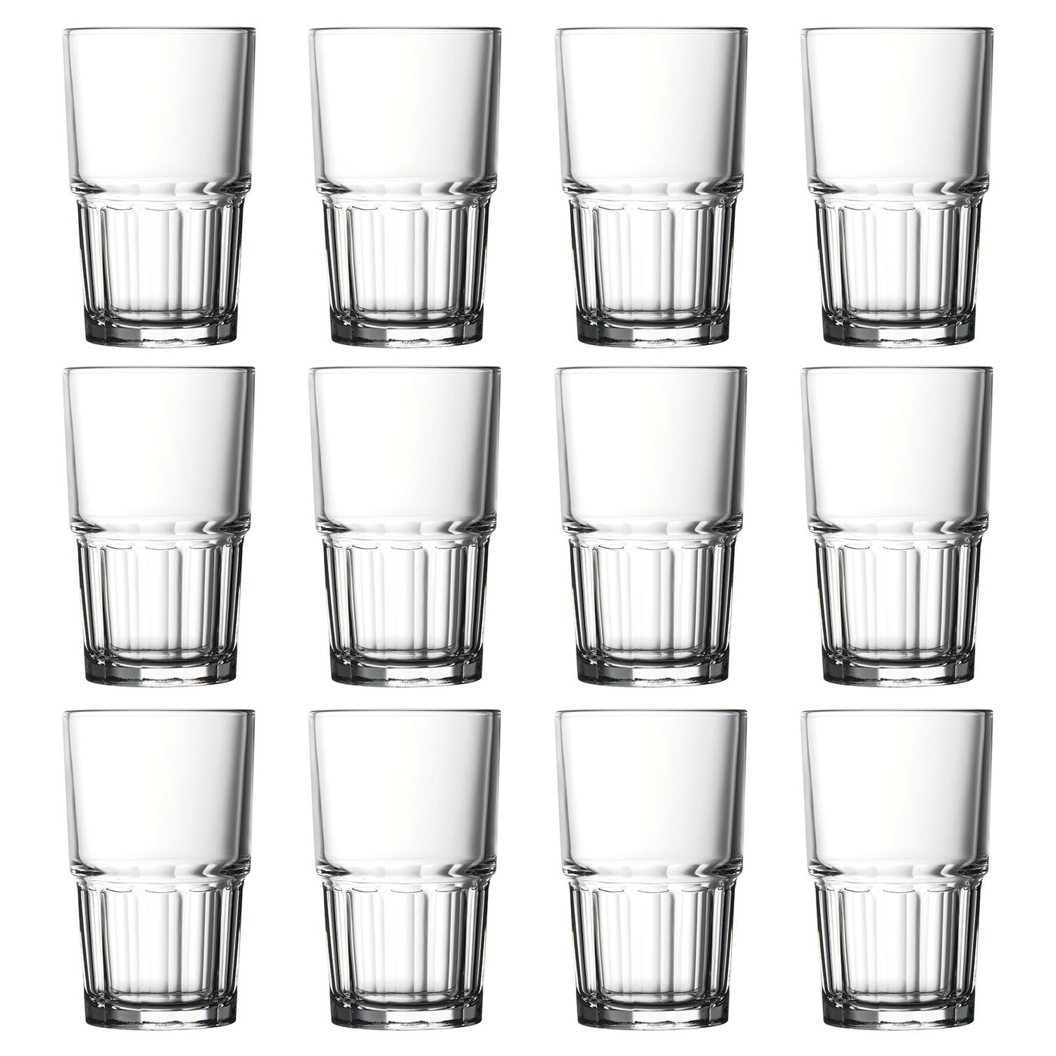 Zestaw 12 Szklanki long drink, Szklanki wysokie - Next, 284ml