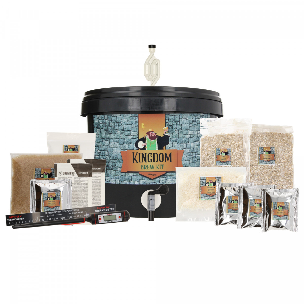 Zestaw do warzenia piwa Kingdom Brew Kit Tripel - Kompletna mieszanka słodu na 5 litrów piwa