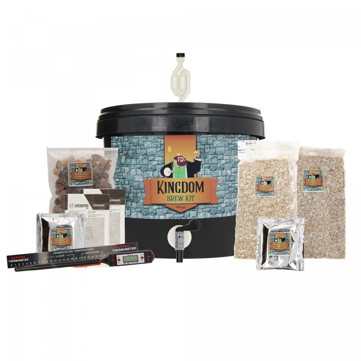 Zestaw do warzenia piwa Kingdom Brew Kit Dunkel - Kompletna mieszanka słodu na 5 litrów piwa