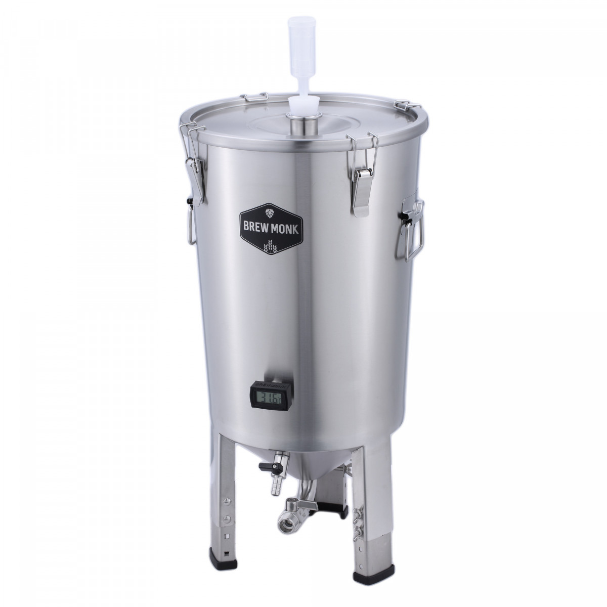Brew Monk™ Pojemnik fermentacyjny ze stali nierdzewnej 30L z konicznym dnem