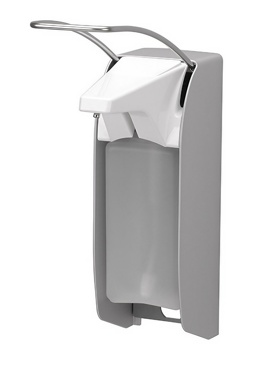 Dozownik do dezynfekcji, dozownik do mydła - LH, aluminium, wersja ingo-man plus, 500 ml