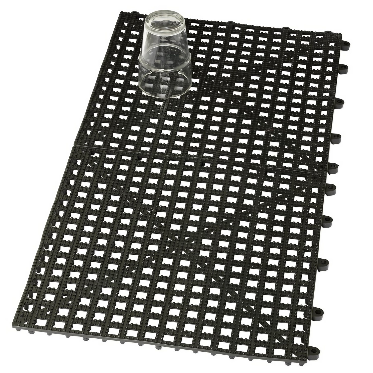 Mata drenażowa, plastik, ciężki materiał, 31,5 x 31,5 cm, 2 szt