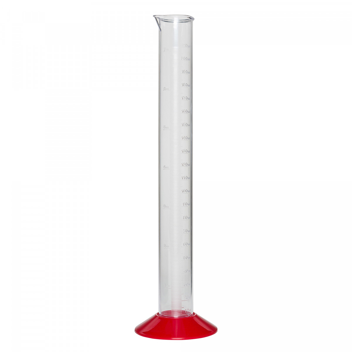 Cylinder miarowy, cylinder pomiarowy - Plastic, 210 ml