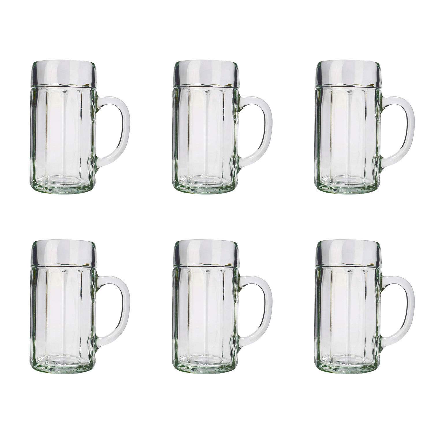 Kufel do piwa, kubek na piwo Narożny - Zestaw 6 szt, 0,5L