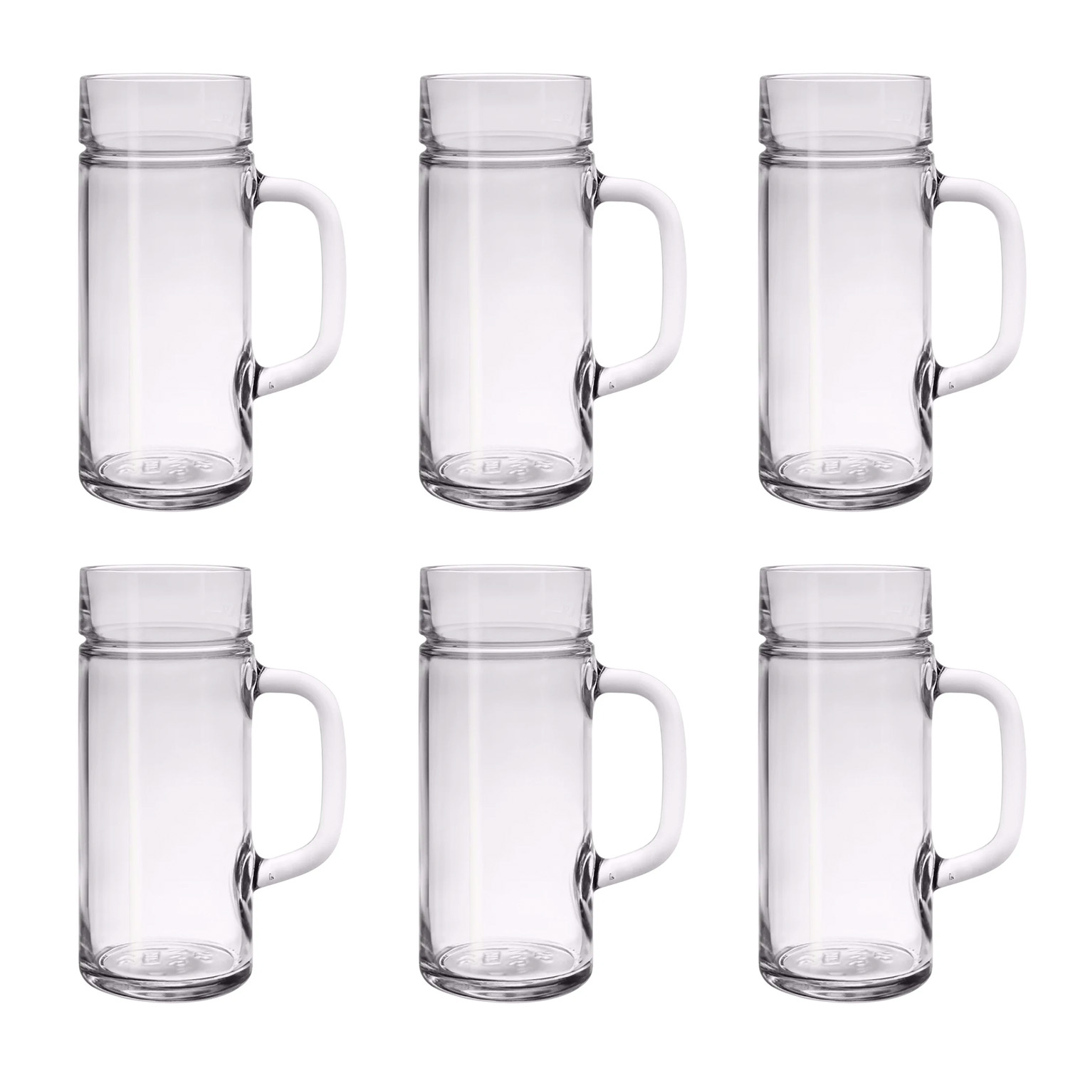 Kufel do piwa, kubek na piwo - Zestaw 6 szt, Light Mug 0,50L